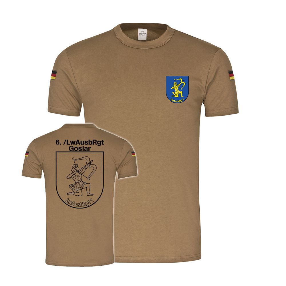 Tropical shirt LwAusbRgt1 Goslar coat of arms Bundeswehr Luftwaffe unit #46320