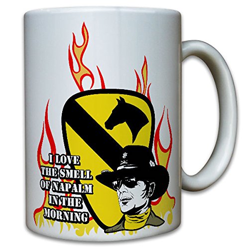 I love the smell of napalm in the morning Apocalypse Lieutenant - Tasse #11541