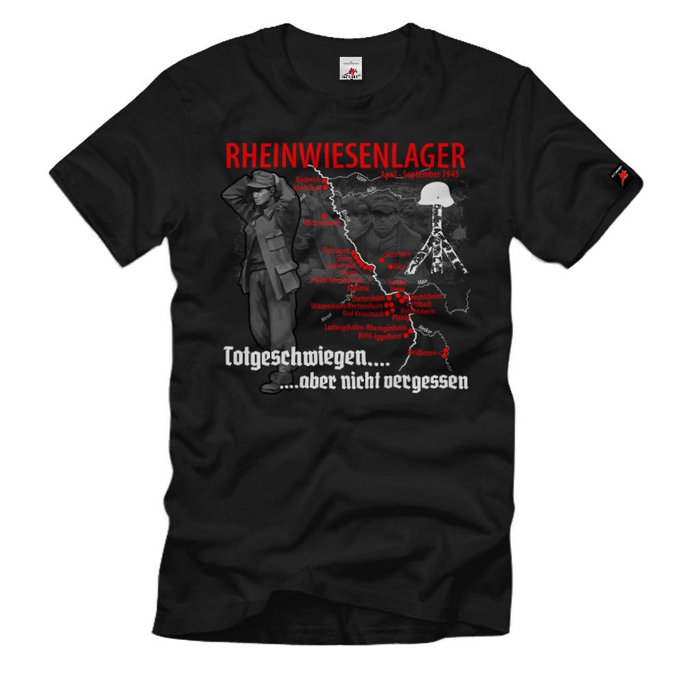 Rheinwiesenlager PWTE Gefangenenlager Rheinland POW T-Shirt #38131