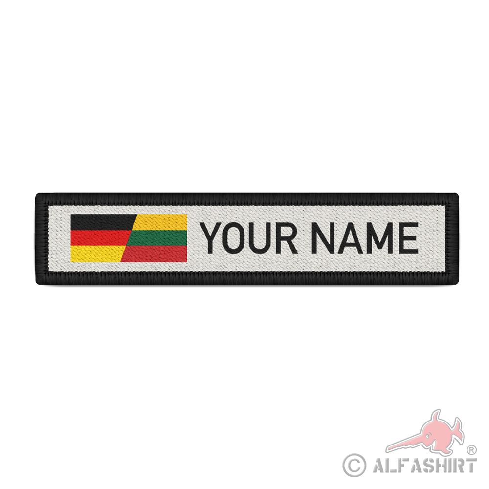 Namenspatch Deutschland Litauen NATO Verbund Freundschaft Länderflaggen #39753