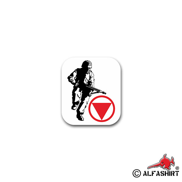 Sticker Soldier Bundesheer Military Republic of Austria 6x7cm # A2248