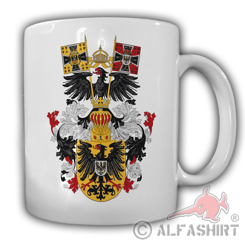German Empire German Empire German Eagle Military Coffee Mug # 27547