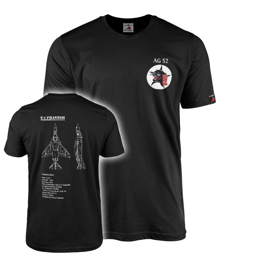 T-Shirt Ag52 Leck Aufklärungsgeschwader F4 Phantom #45166