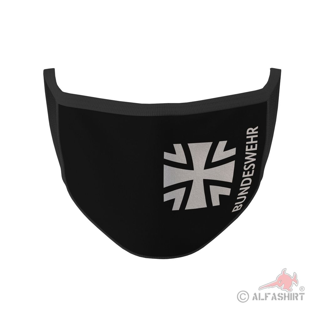 Mouth mask Bundeswehr logo insignia cross BW badge cover # 35904