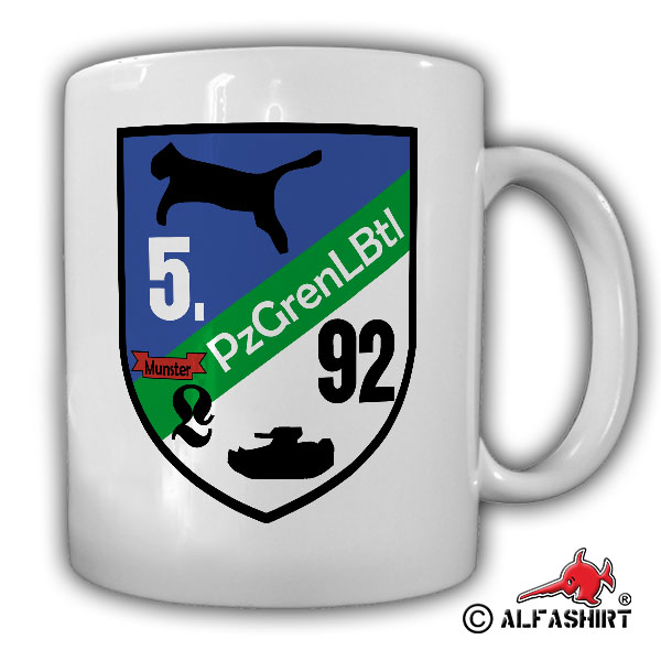 5 PzGrenBtl 92 Panzergrenadierlehrbataillon PzGrenLehrBtl Munster - Tasse #17008
