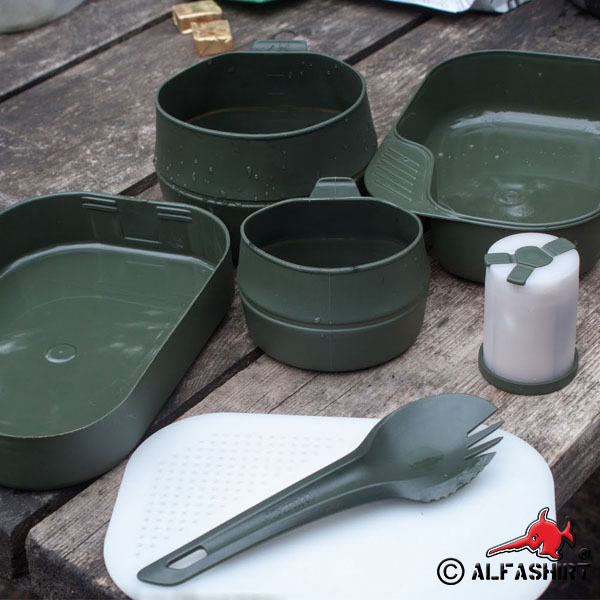Wildo CAMP A BOX Crockery + Cutlery Survival Camping Outdoor Camping EPA # 17137