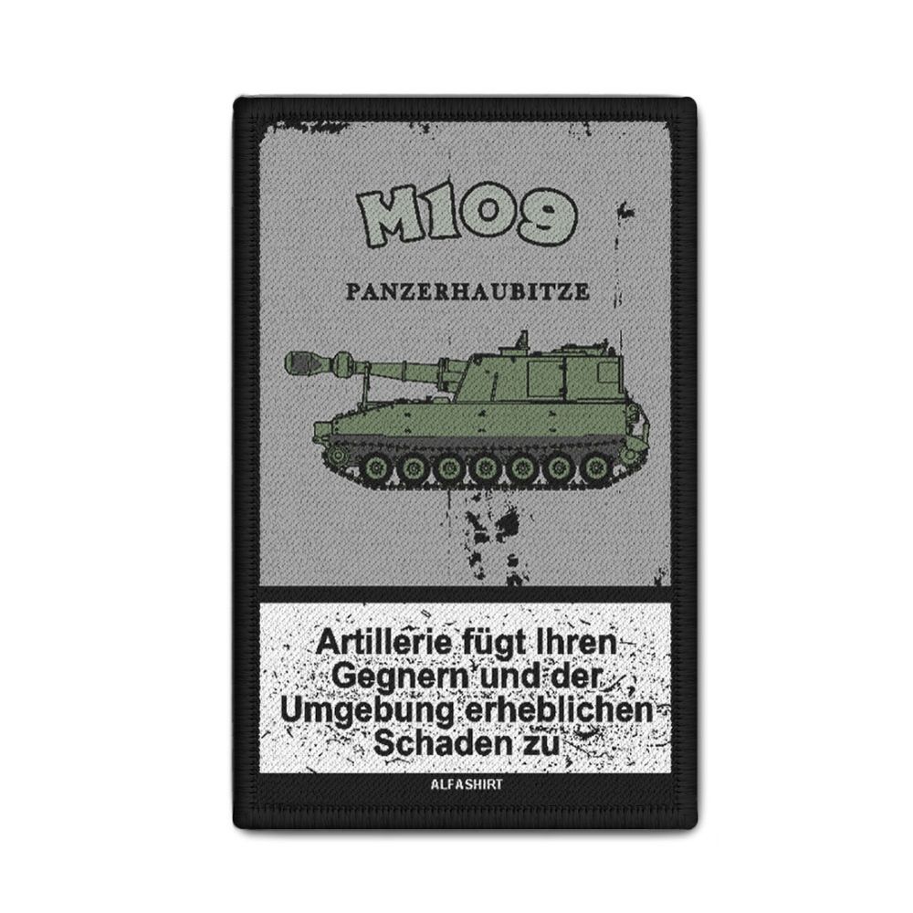 Patch M109 Zigaretten Packung Panzer Haubitze Artillerie Fun PzArt #38610