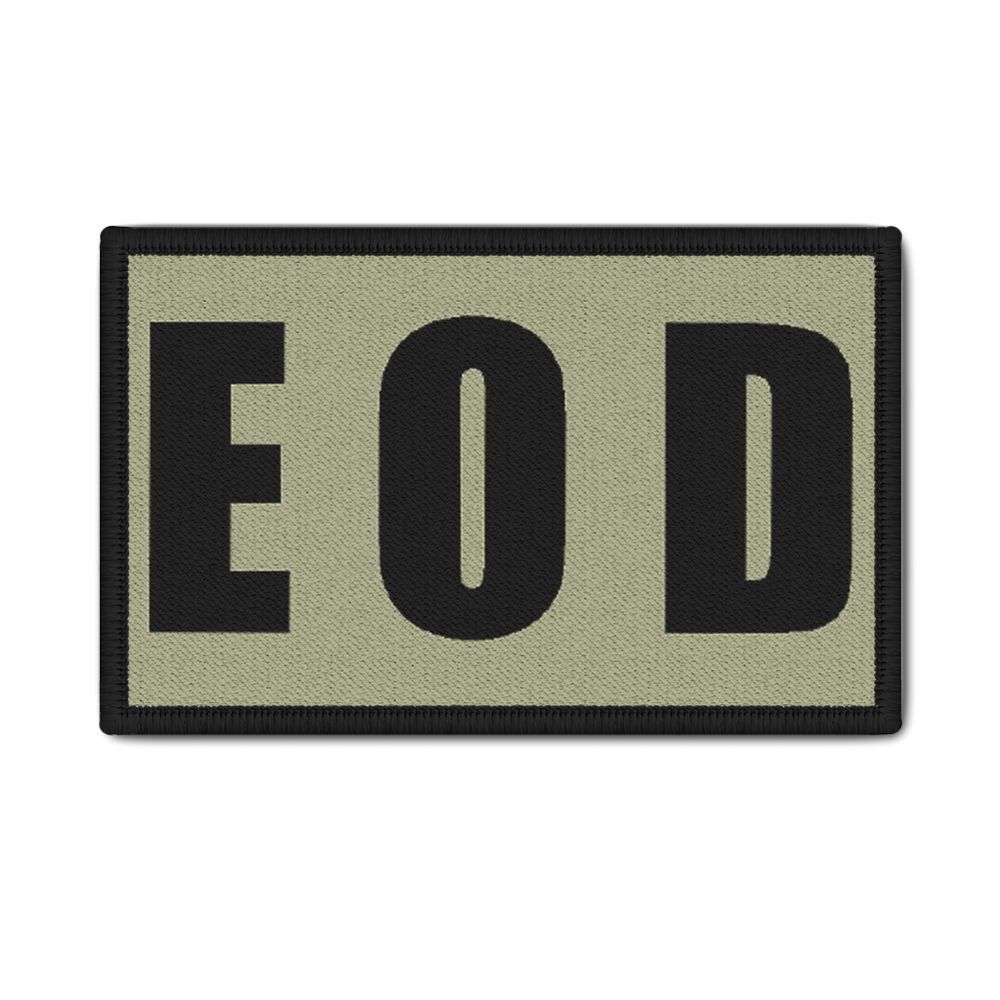 EOD Kampfuniform Patch Explosive Ordnance Disposal  Aufnäher 7,5x4,5 #37568