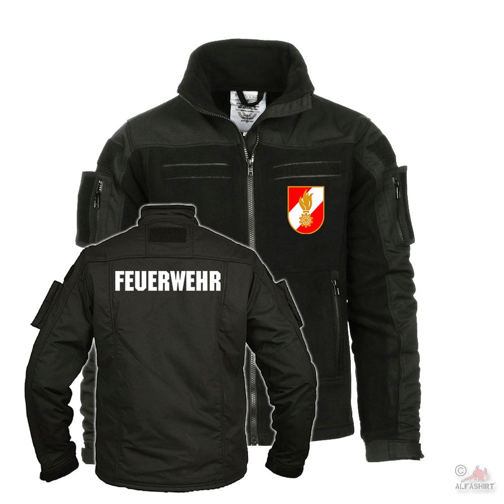 Tactical fire brigade fleece jacket Austria EMBROIDERED Austria Association #27