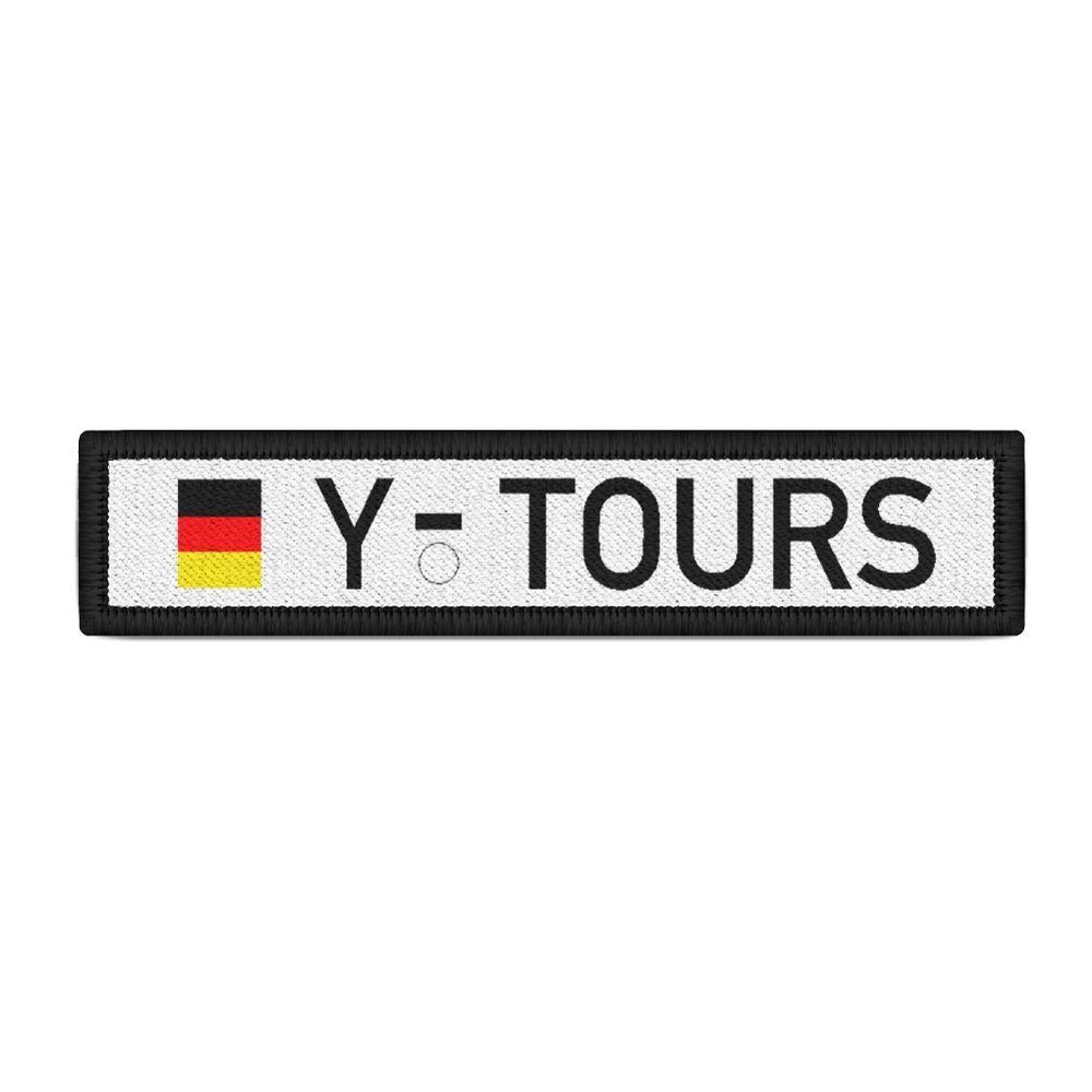Name Patch Y License Plate Tours License plate BW Germany Military # 30634