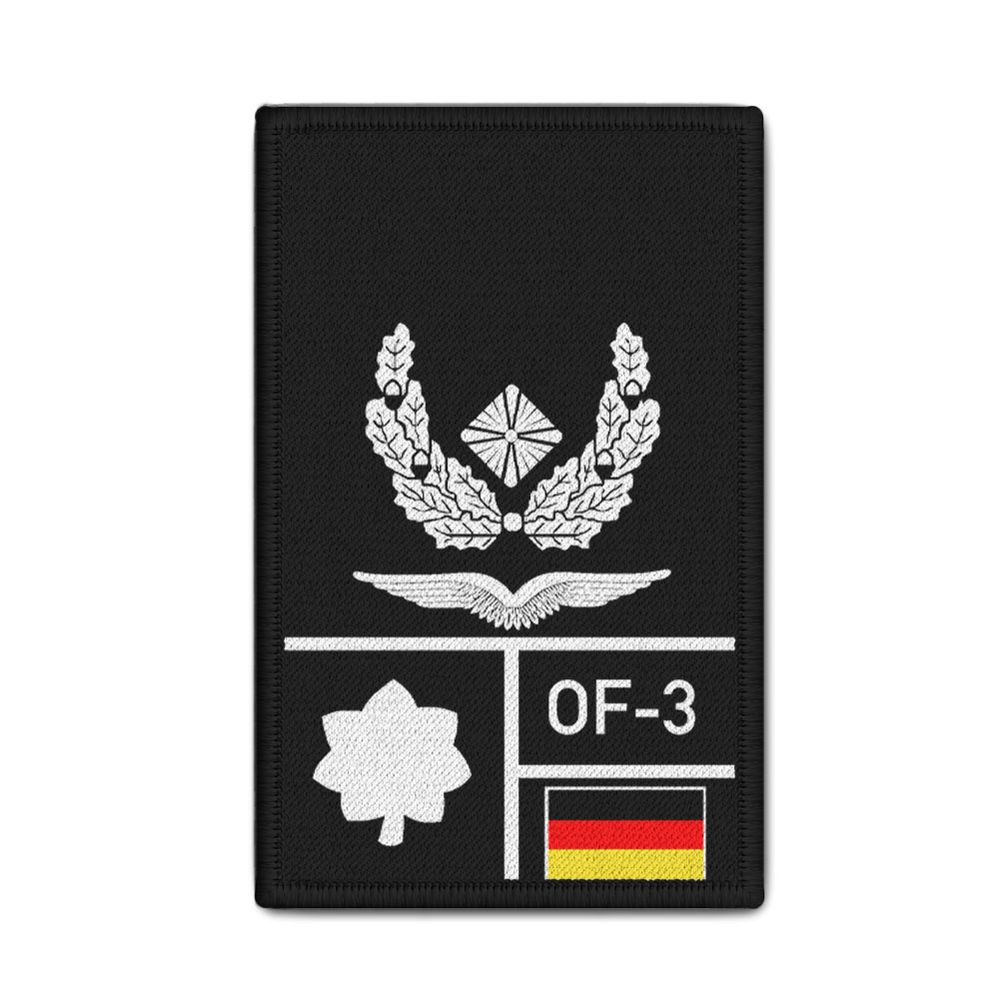 Rank Patch Bundeswehr Heer Luftwaffe Marine Schwarz #BW-Patch