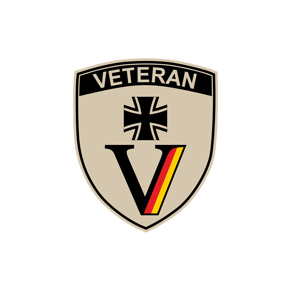 Aufkleber Veteran Bundeswehr Uniform Reservist Kameradschaft Klett 9x7cm  A7323