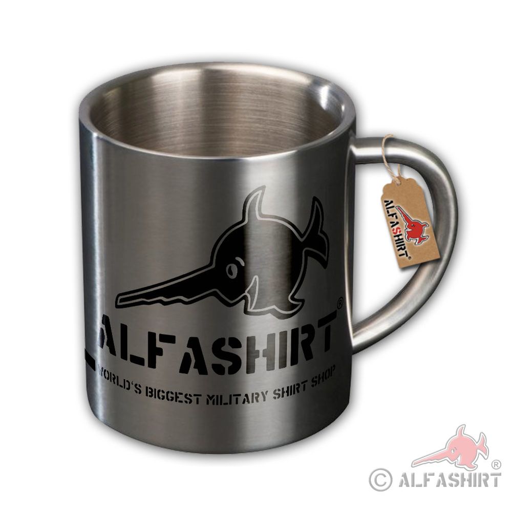 Metal Mug Outdoor Cup Stainless Steel Alfashirt Team Alfa Merchandise #43480