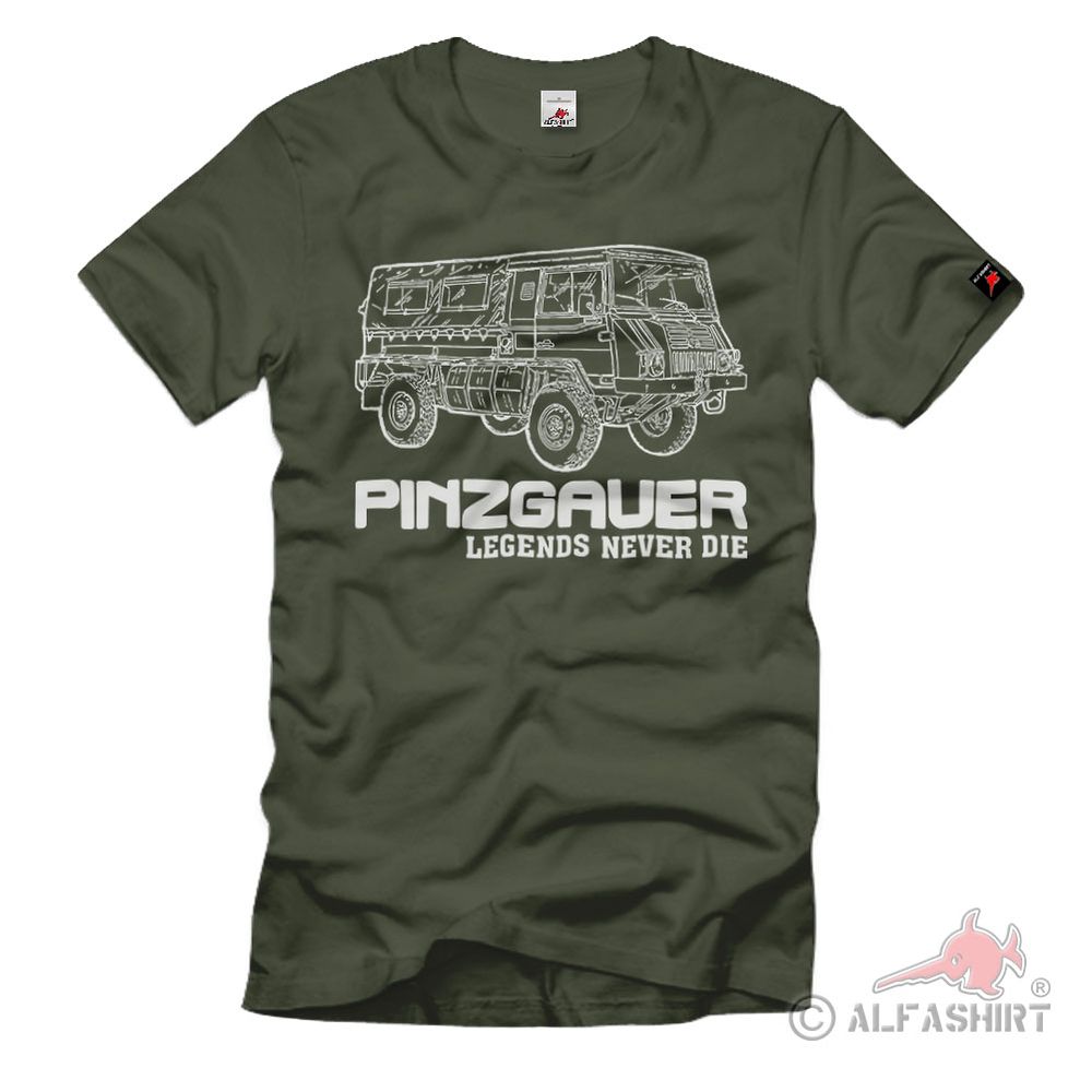 Pinzgauer 716M 4x4 M Crew Car Plane Off-Road Vehicle Austria T-Shirt # 37593
