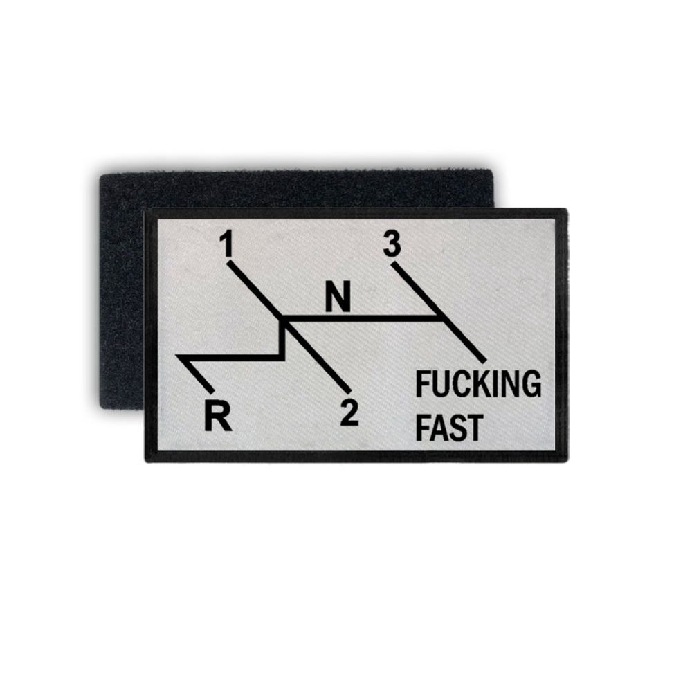 Patch Käfer Schaltung Fucking Fast Kübel 181 Luftgekühlt 7,5x4,5cm #32995