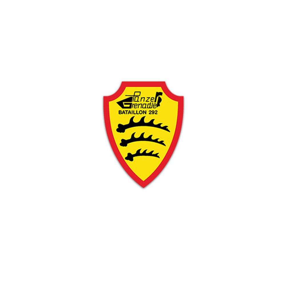 Sticker PzGrenBtl 292 Panzergrenadierbataillon Immendingen 5x7cm A3045
