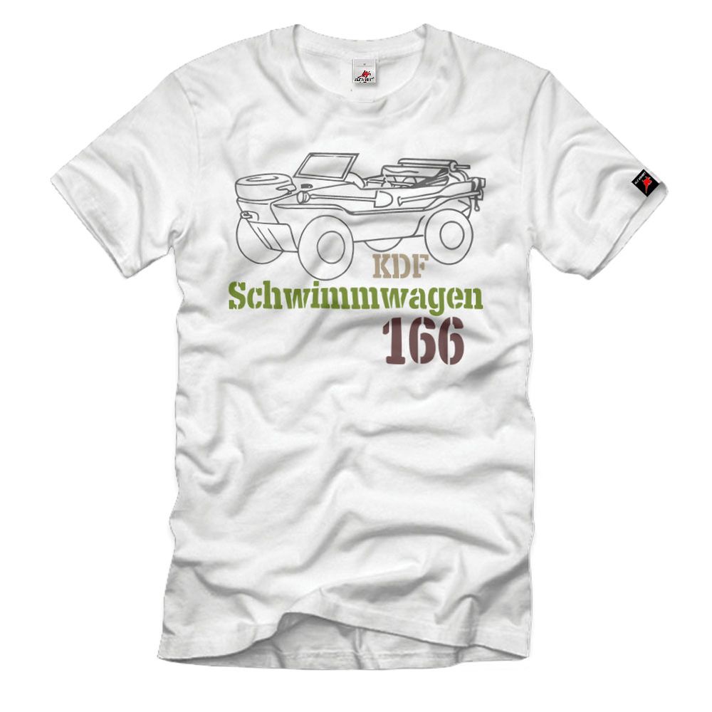 Schwimmwagen Kdf Typ 166 4x4 Geländewagen Teile 1942 1943 1944 T-Shirt #34064