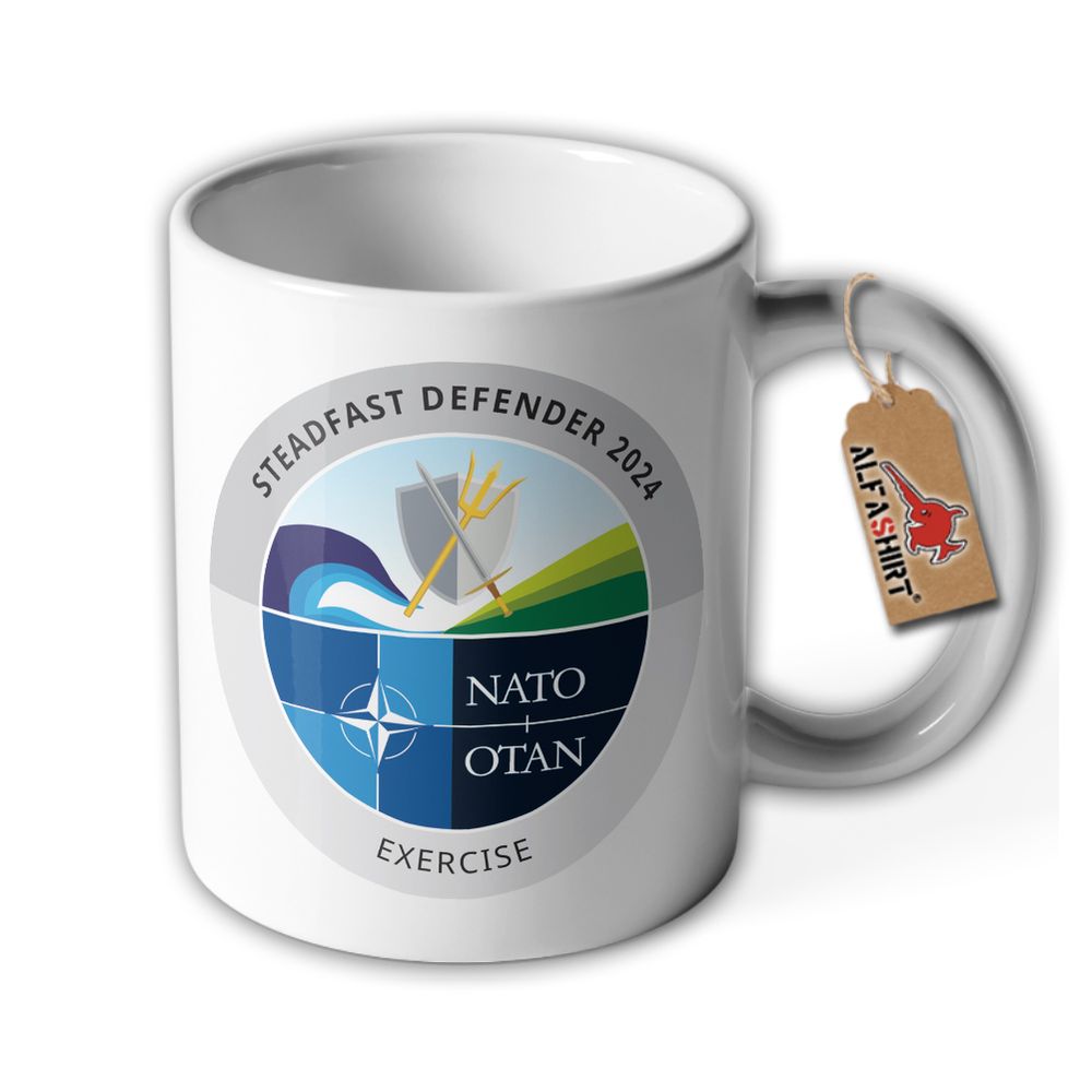 Tasse NATO Steadfast Defender 2024 Manöver Becher Simulation Deutschland #44080