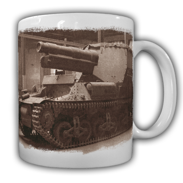 Grille mit 150cm Geschütz sFH-13 Heer Kettenfahrzeug Tasse #20963