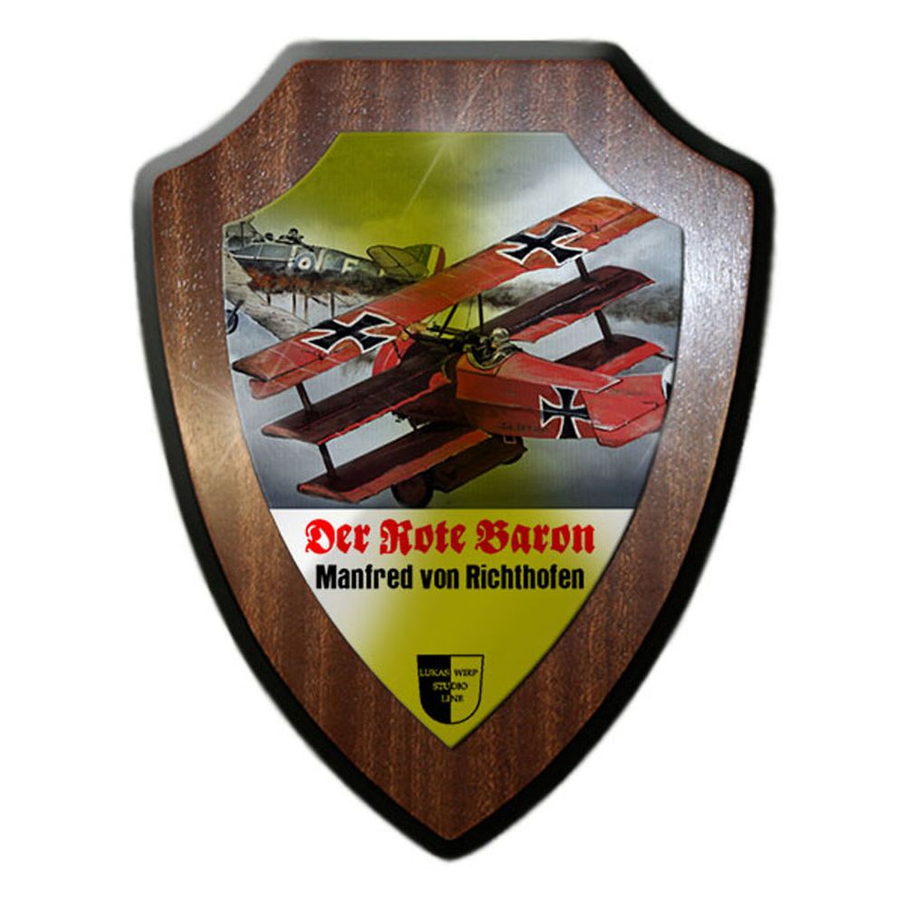 Wappenschild Lukas Wirp Der Rote Baron Manfred von Richthofen Gemälde #23482
