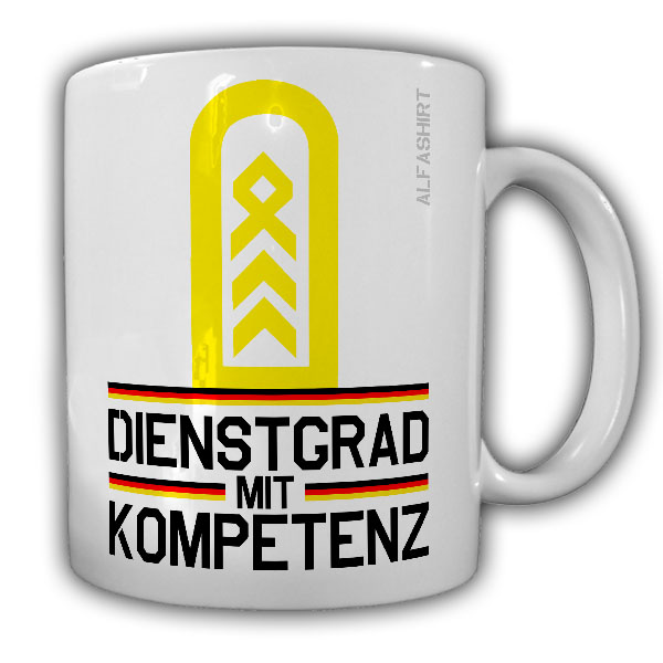 Tasse Oberstabsbootsmann Dienstgrad Bundeswehr OStBtsm Militär Becher #20710