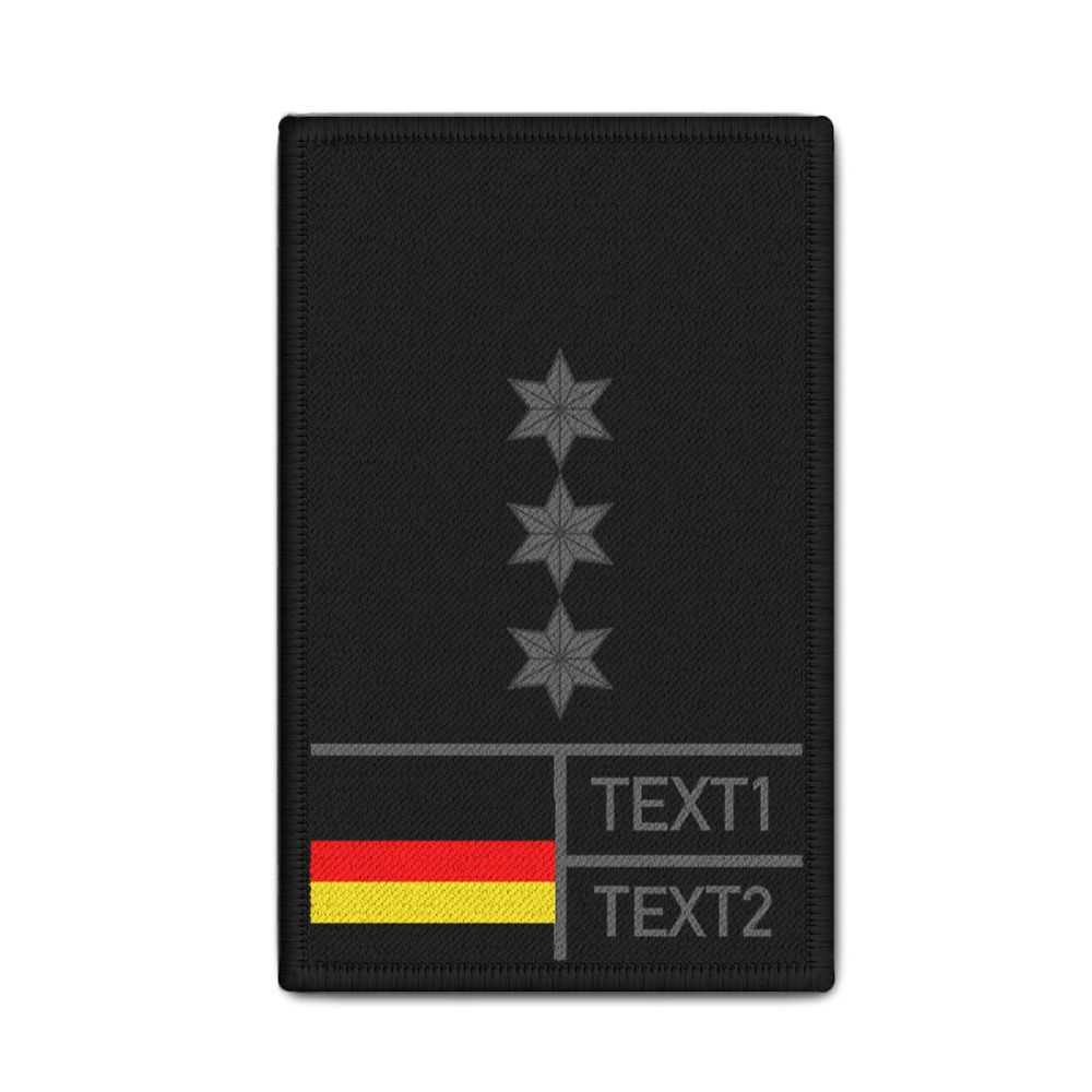 Polizei Patch SEK Bundespolizei Dienstpatch PHK PHKin Stern Blood Rang  #39195