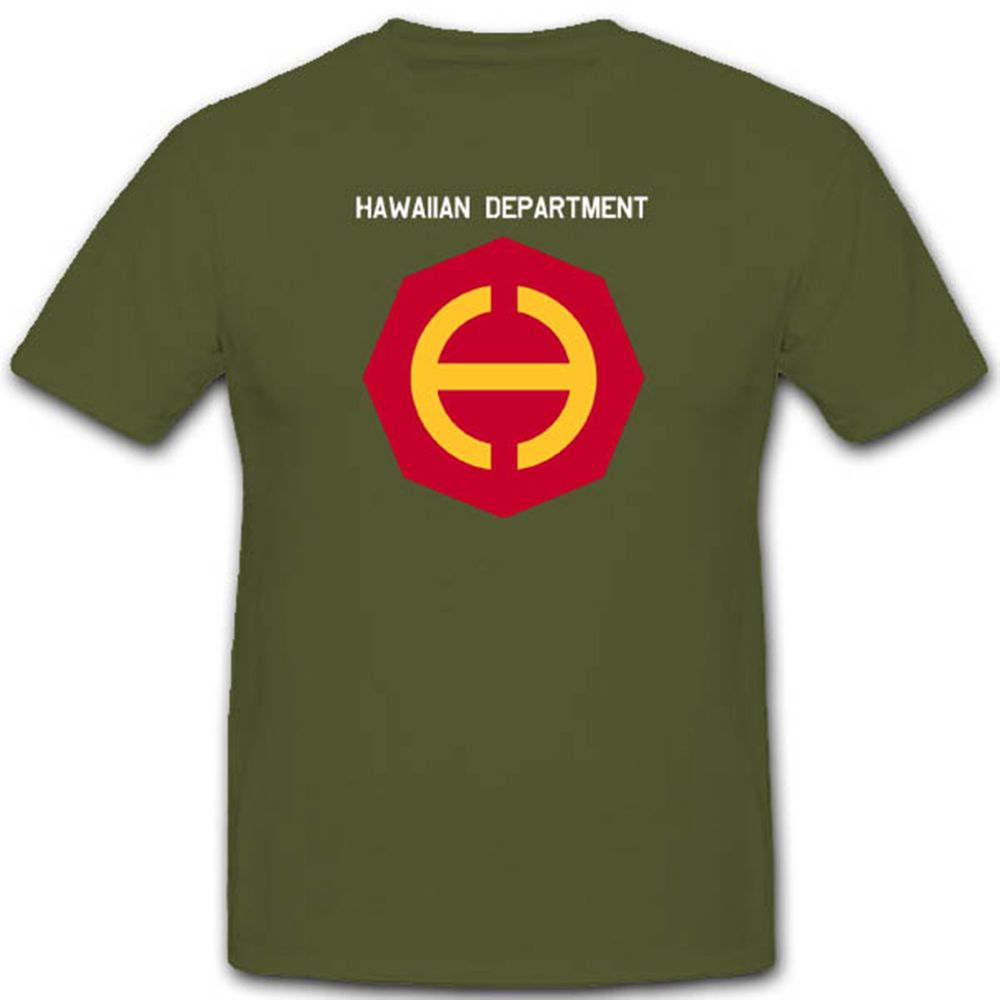 Hawaiian Department Us Army Versorgung Wappen Abzeichen Wk - T Shirt #3080