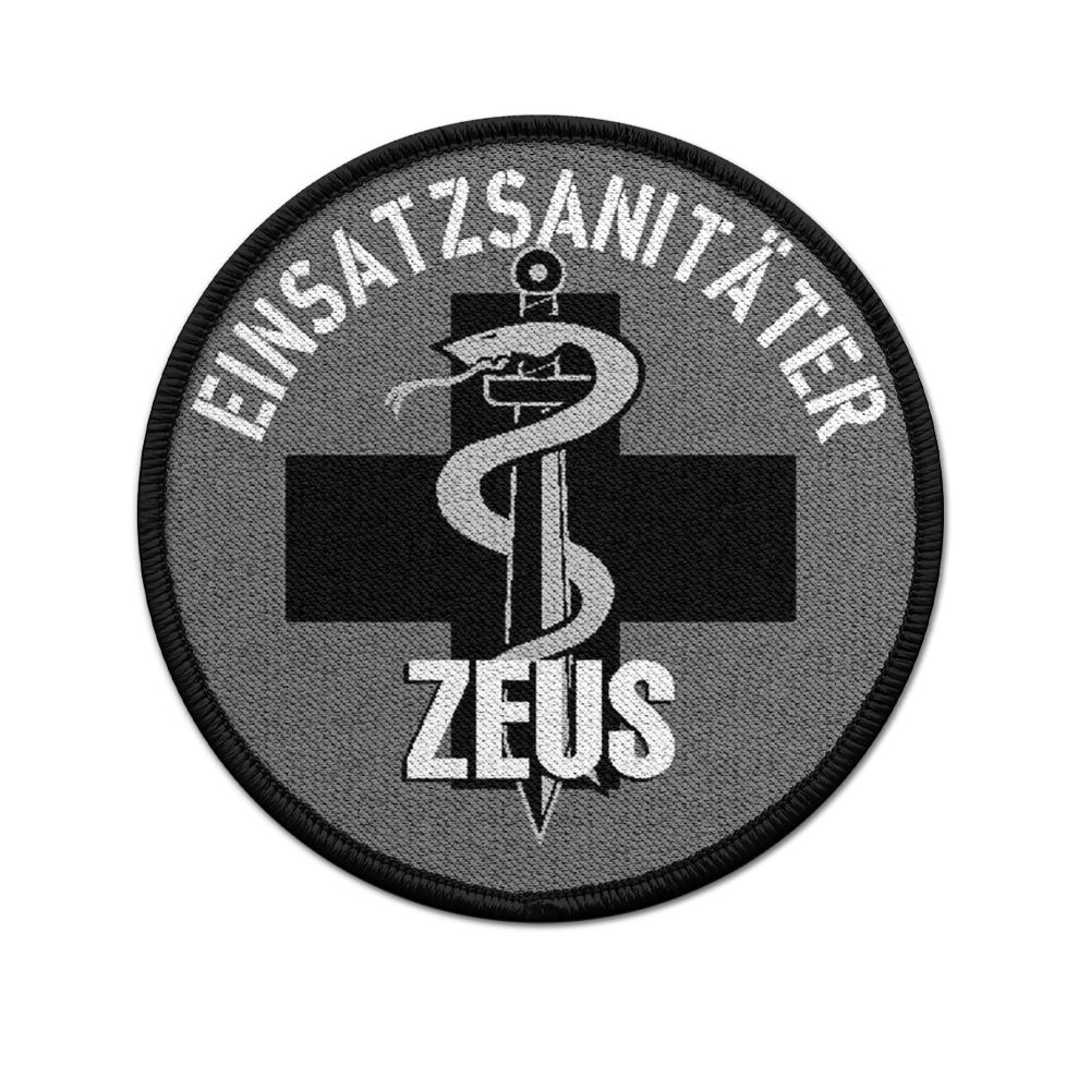 Patch Einsatzsanitäter Zeus Bundeswehr Bund Sani Ersthelfer Arzt #25896