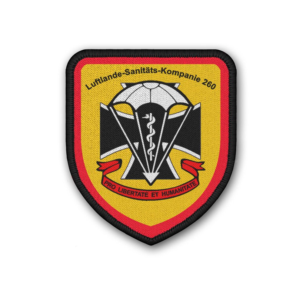 Patch 7,5x6,5cm LLSanKp 260 Luftlandesanitätskompanie Verbandsabzeichen #46927