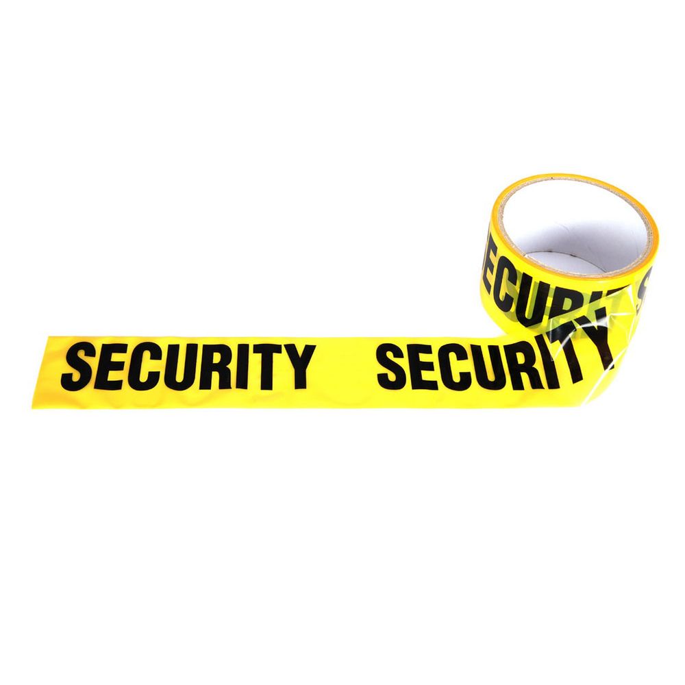 SECURITY Absperrband 30 Meter_Sicherheitsdienst Band Rolle Wach-Dienst  #25320