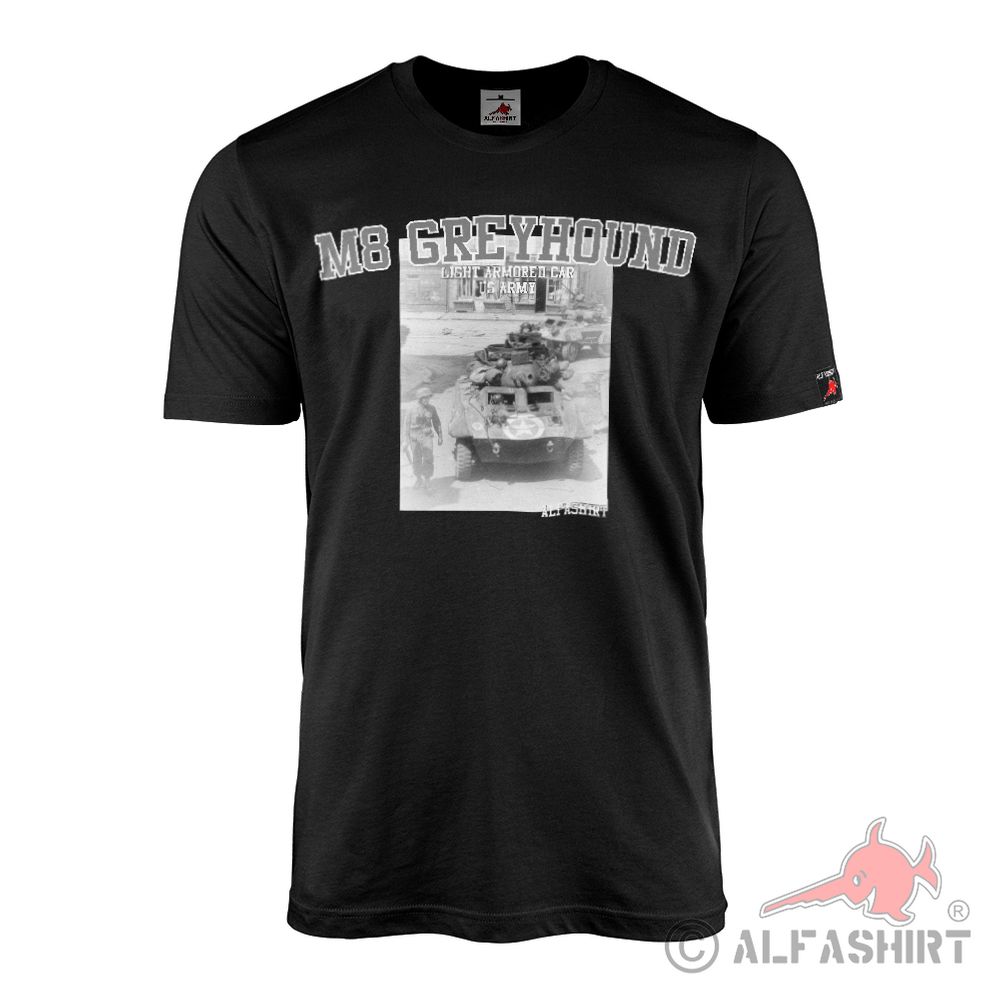 M8 Greyhound Radpanzer Light Armored Car T-Shirt#43236