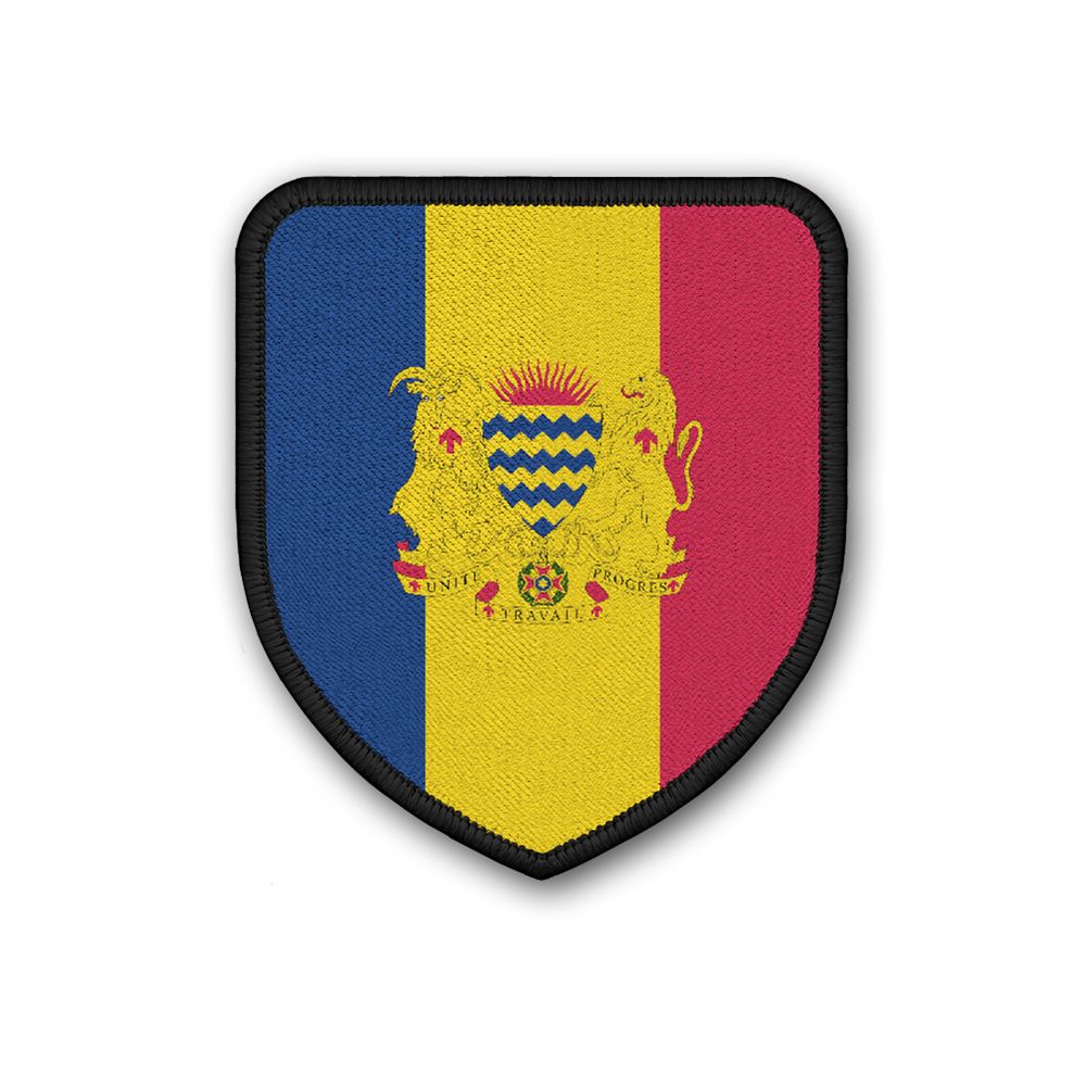 Patch Flag of Chad Flagge Land Staat Wappen Aufnäher Abzeichen #21323