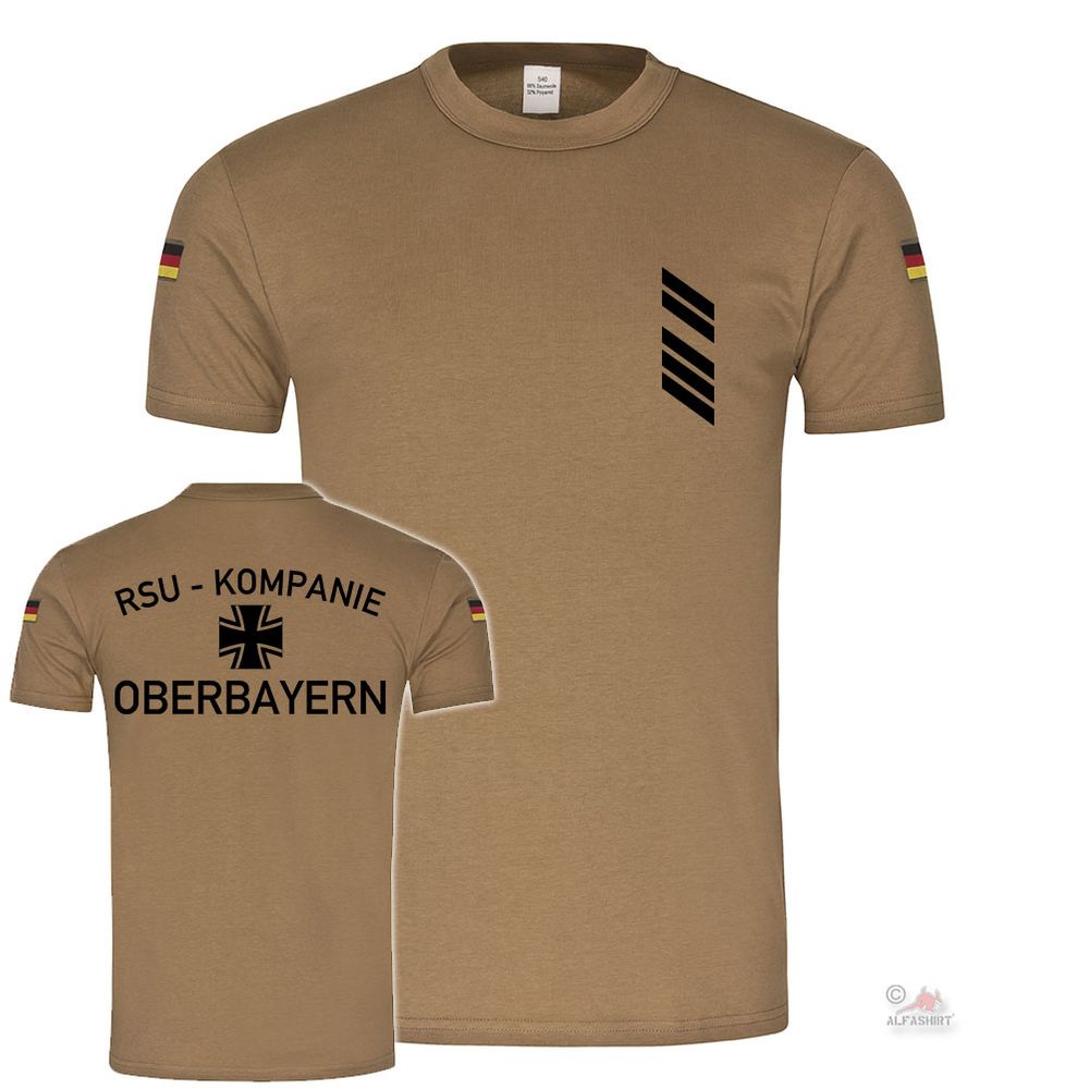 RSU Kp Upper Bavaria OSG upper rod corporal reservist BW tropical shirt #19796