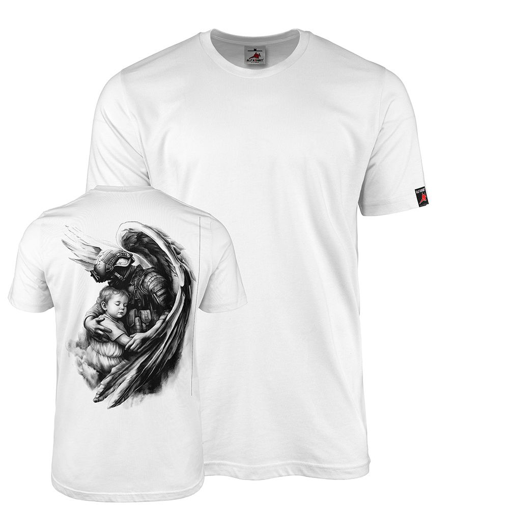 Angel Guardian Soldat Beschützer T-Shirt #47763