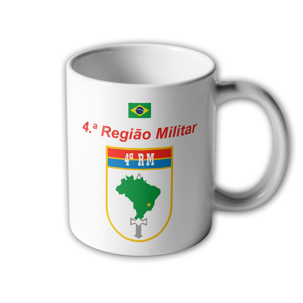 4ª Regiao Militar Brasilien Armee Wappen Tasse #33401