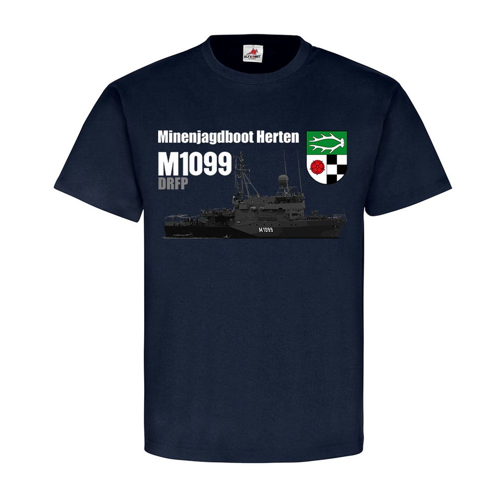 Minenjagdboot Herten DRFP M1099 Schiff Kulmbach Klasse 333 T Shirt #20325