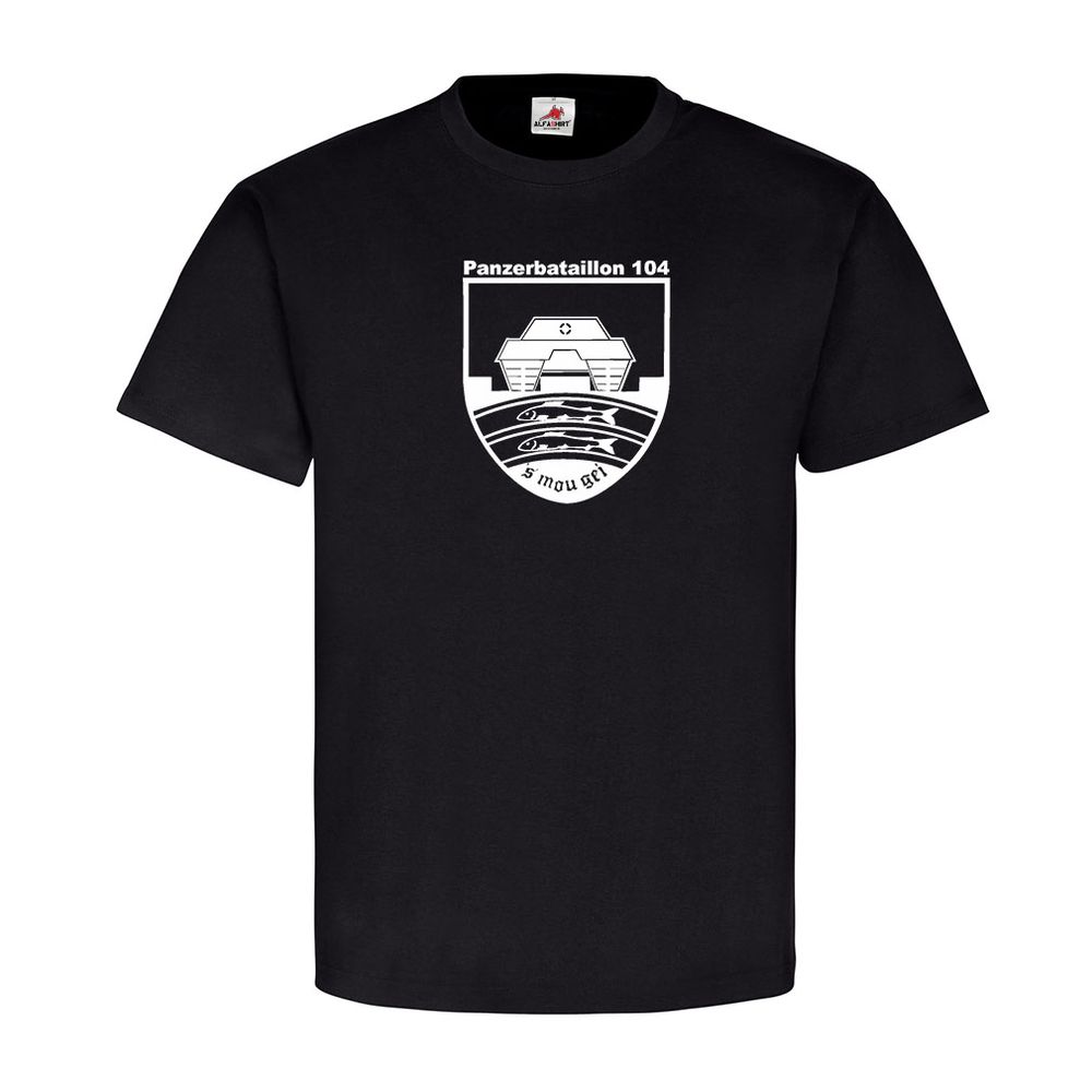 1 Kompanie Panzerbataillon 104 Kp PzBtl 104 Taktisches Zeichen T Shirt #12899