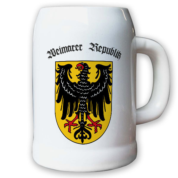 Krug / Bierkrug 0,5l - Weimarer Republik parlamentarische #9406 K