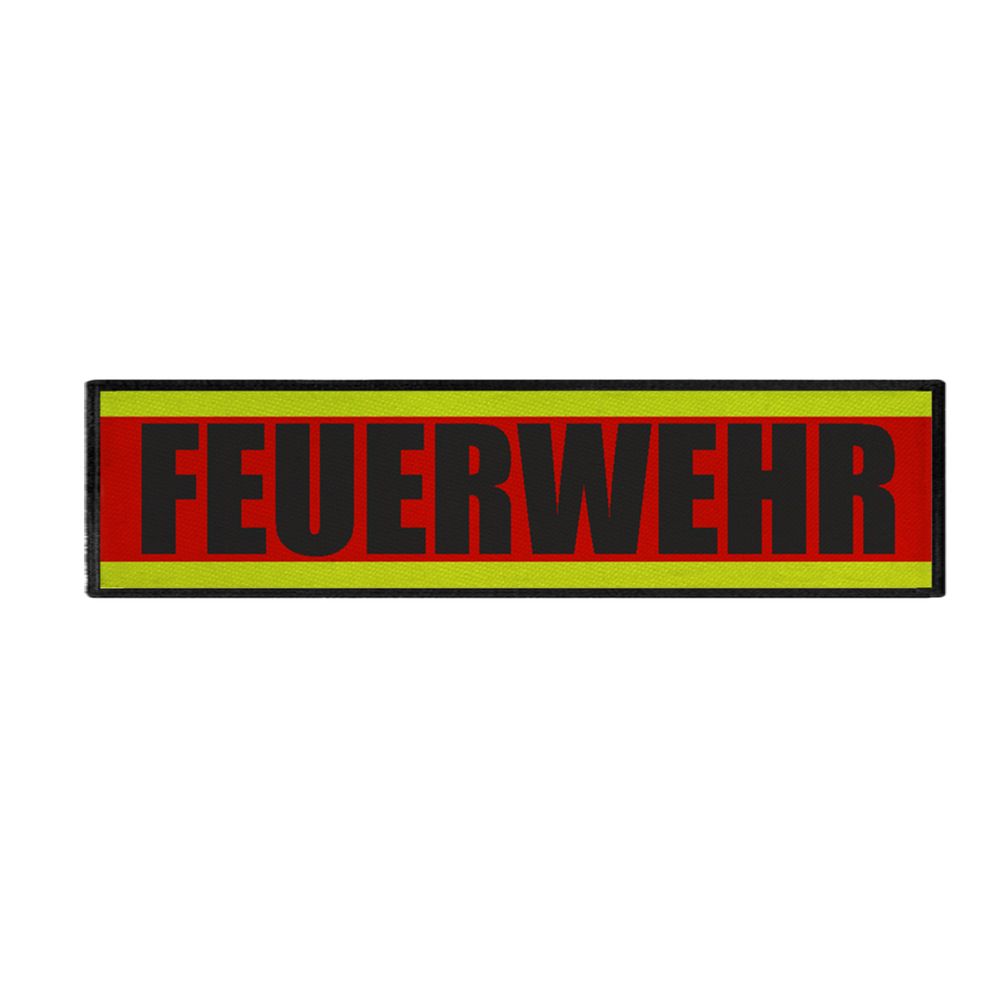 Patch Feuerwehr Schweiz Rückenpatch Aufnäher Zürich Schutz Rettung 28x7cm#37250