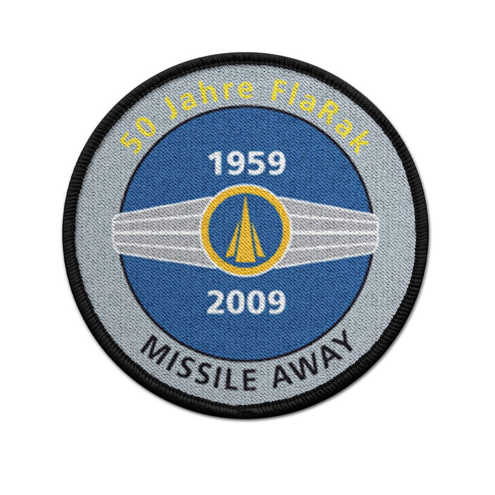 Patch 50 Jahre FlaRak Flugabwehrrakete 1959 2009 Missile Away Bundeswehr #47812