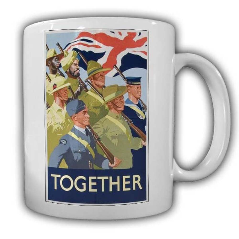 Together Army Militär Soldaten Plakat Kaffeebecher Stolz Tasse #22770