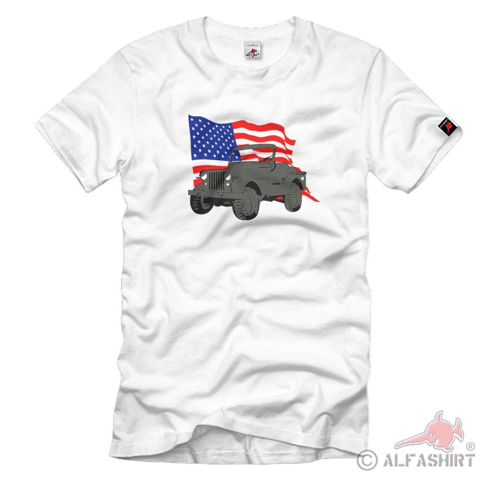 U.S. Armee Geländefahrzeug Wk 4x4 Allrad Militär Military America T Shirt #3179 