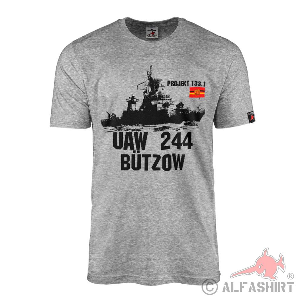 UAW 244 Bützow Projekt 133 1 Parchim-Klasse Jagdschiff  T Shirt #24855