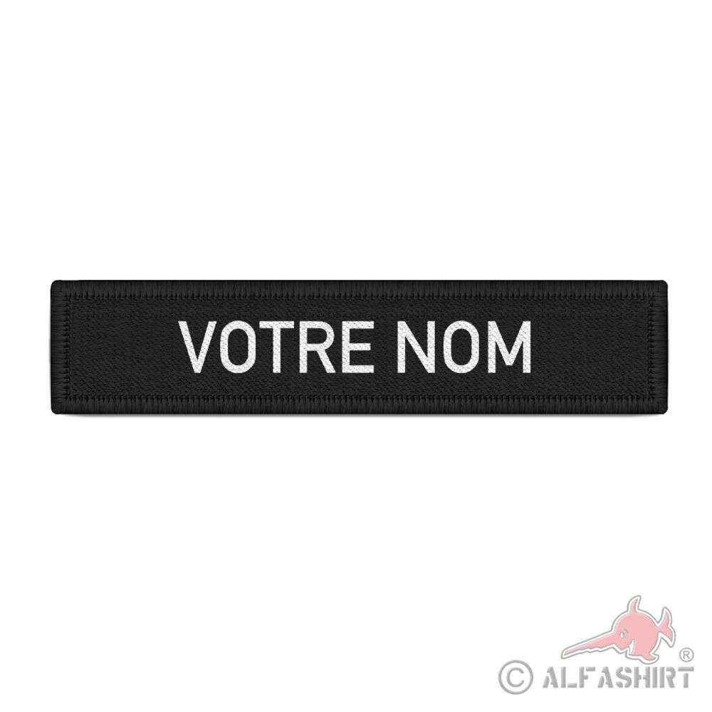 Ecusson avec ton nom