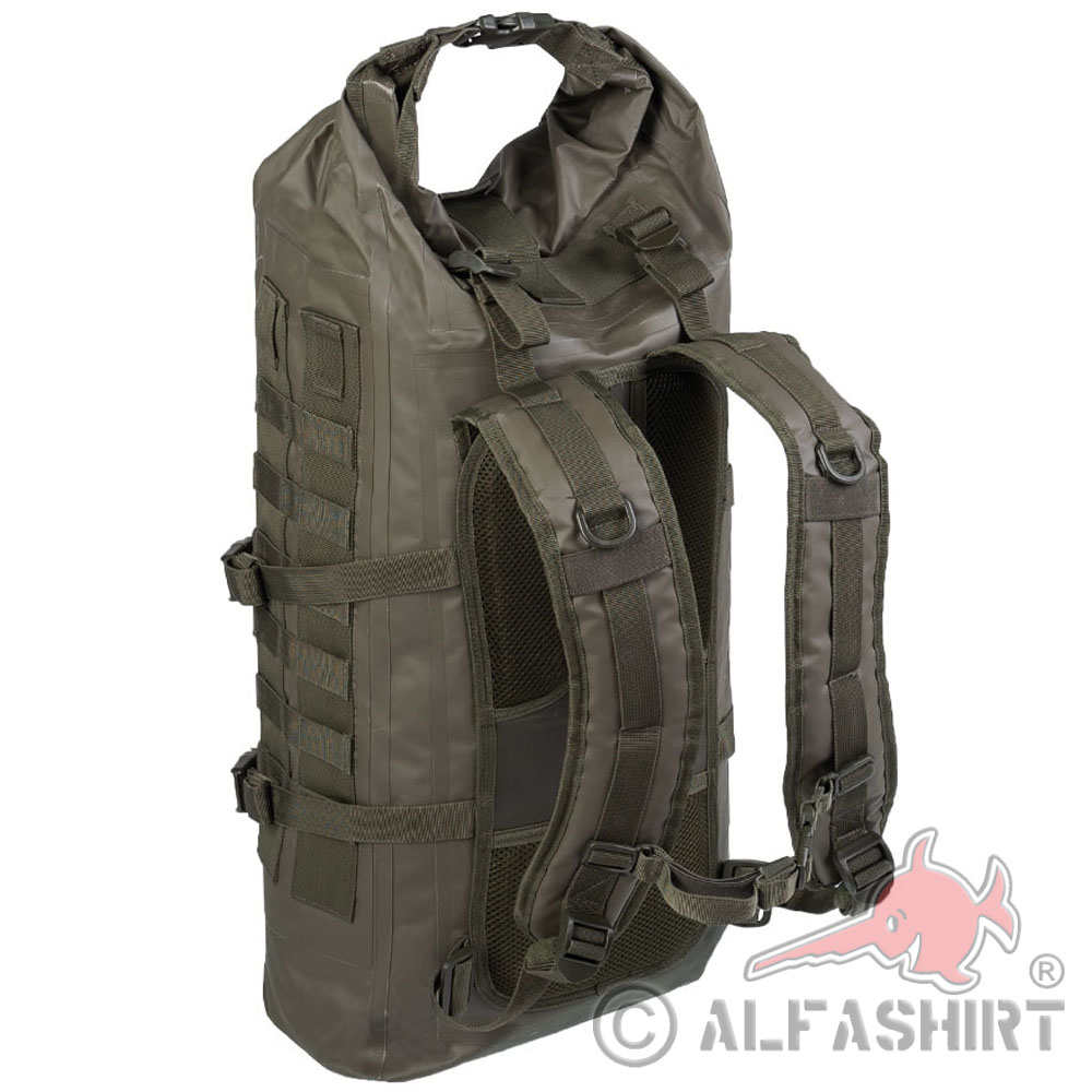 Survival Rucksack wasserfester Kampfschwimmer Molle Sack Dry-Bag Navy #39144
