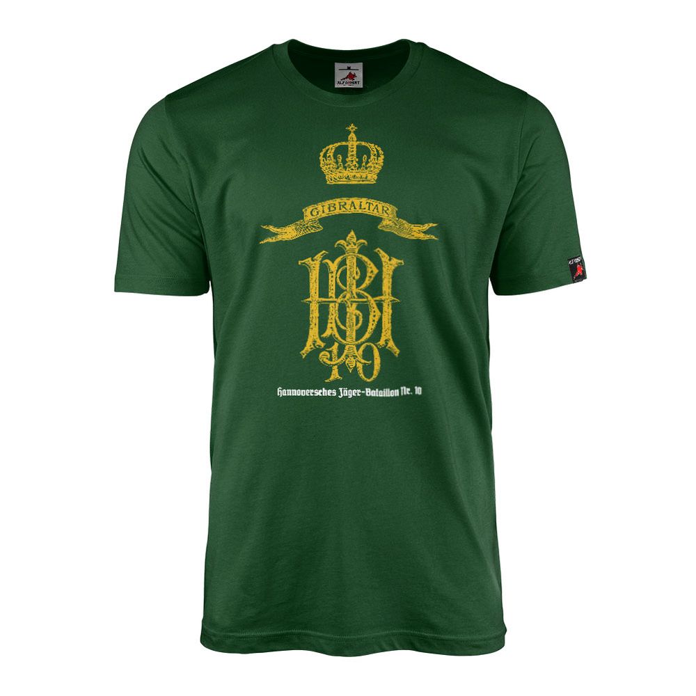 Hannoversches Jäger-Bataillon Nr 10 Coat of Arms Badge Emblem - T Shirt # 38404