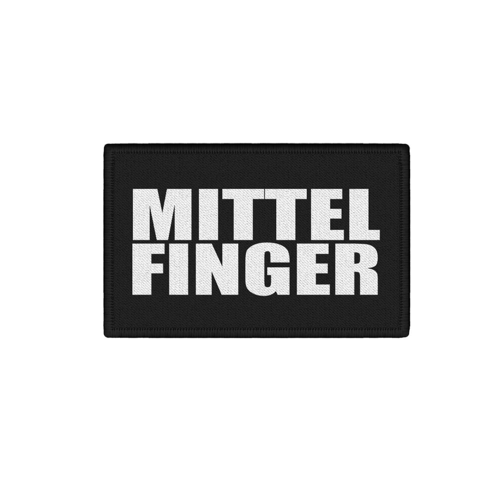 Patch middle finger fuck you statement Say it with the fuck you 7.5x4.5cm # 34452