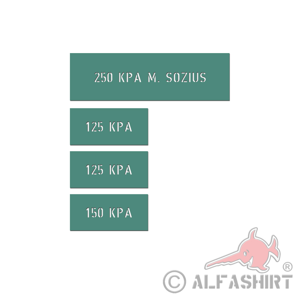 Painting template air pressure sticker for NVA Krad People's Army DDR Mokick #A5909