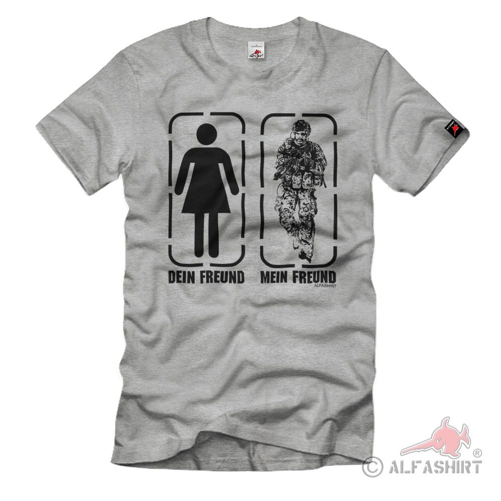 Mein FREUND dein FREUND Fun Humor Soldat Panzergrennadier - T Shirt #38624