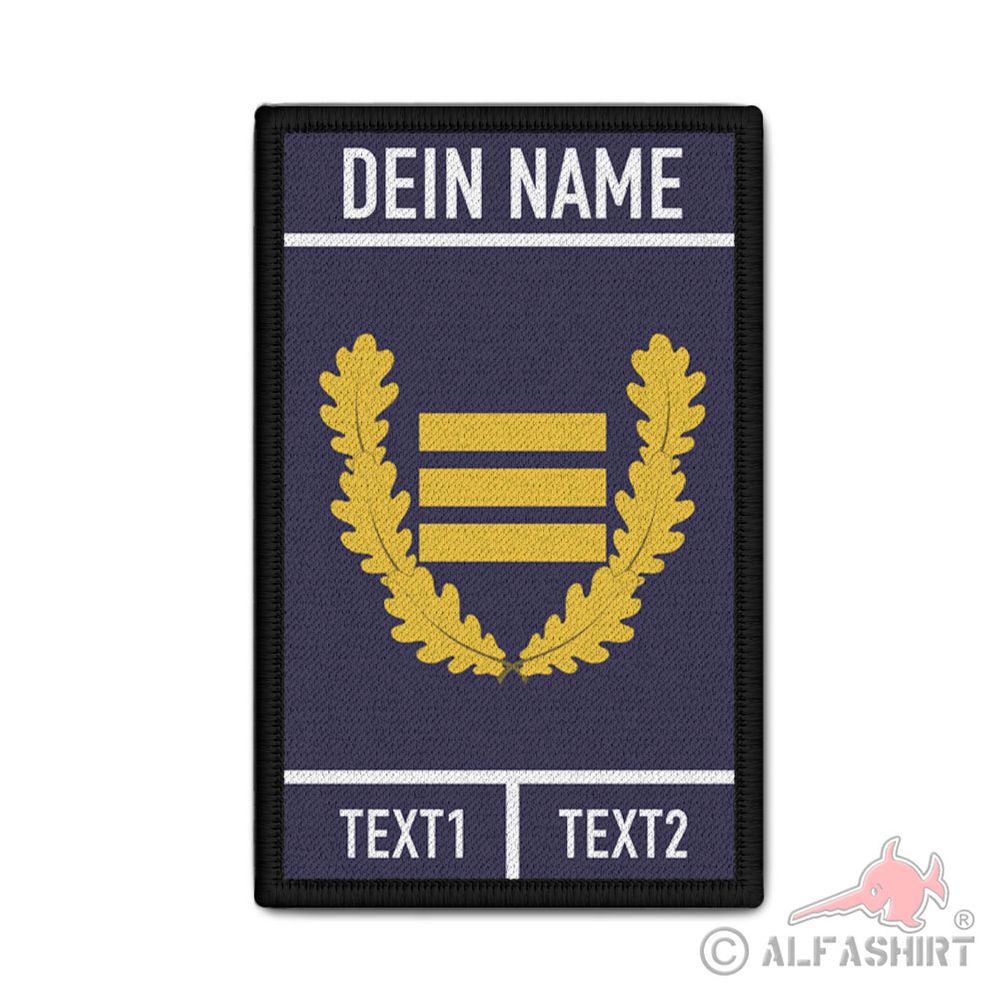 Patch Brandoberrat Dienstgradabzeichen Berufsfeuerwehr 9,8x6cm  #39860